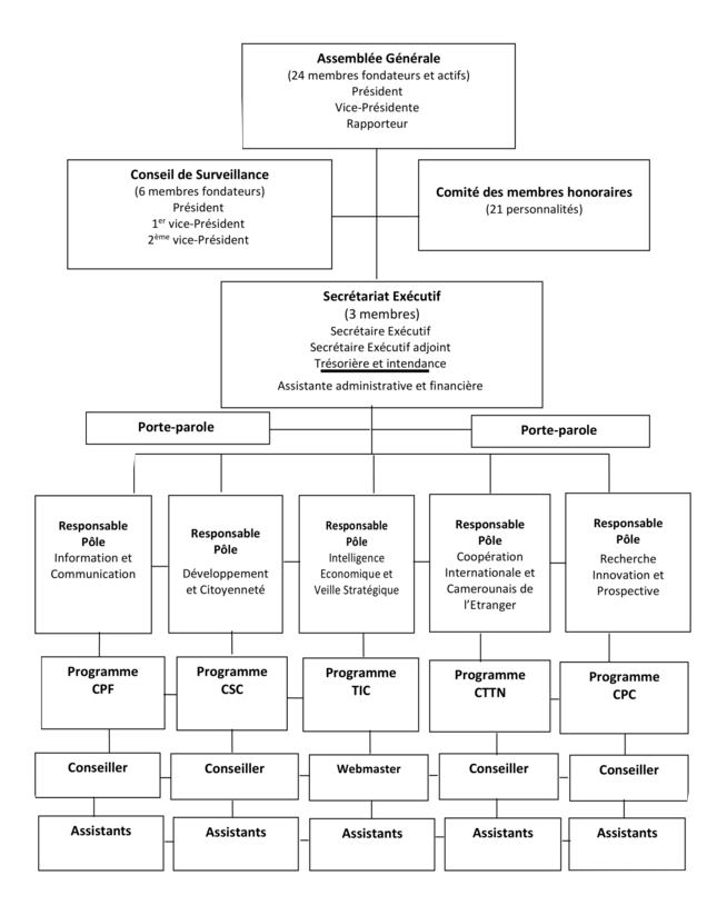 l'organigramme de l'OPEN